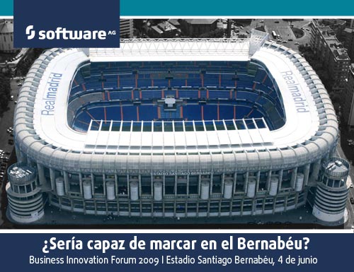 � Ser�a capaz de marcar en el Bernab�u ? Bussines Innovation Forum 2009 | Estadio Santiago Bernab�u, 28 de Mayo
